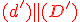 \red(d')\parallel(D')